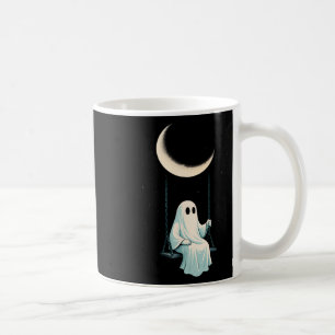 Caneca De Café Lua Swing Camisa Fantasma Spooky Noite Bonita Outu