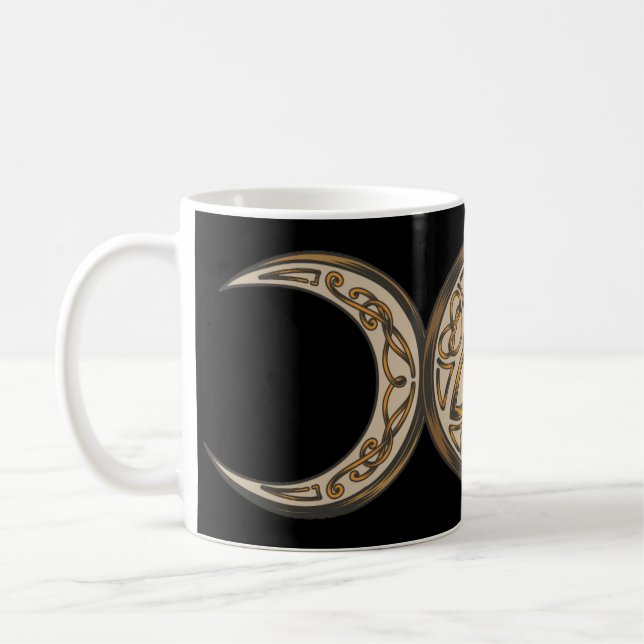 Caneca De Café Lua Tríplice Deusa  (Esquerda)