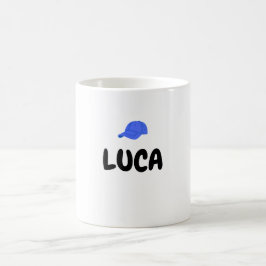 Caneca De Café Luca I Personalizou Mugs para Meninos