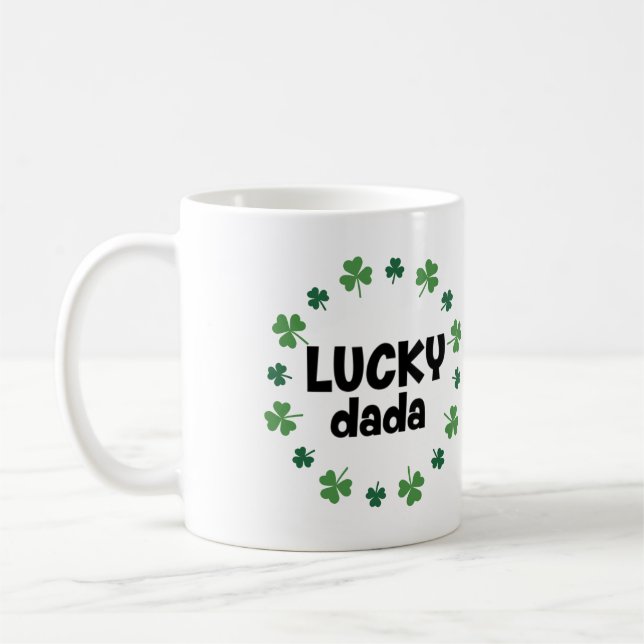 Caneca De Café Lucky Dada Definition Mug - Best Father Gift (Esquerda)