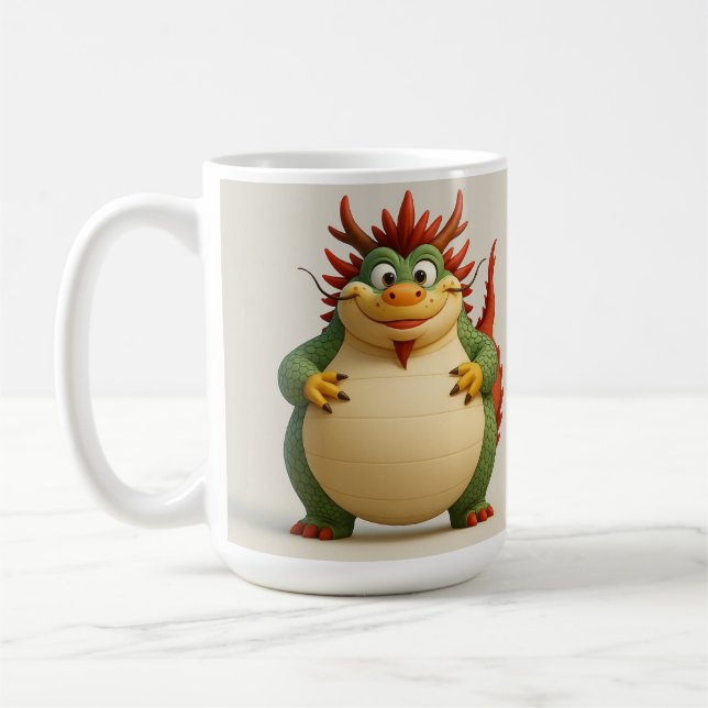 Caneca De Café Lucky Dragon Smile Mug (Esquerda)