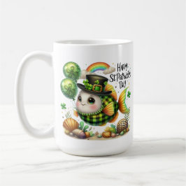 Caneca De Café Lucky Fish- St. Patrick’s Day