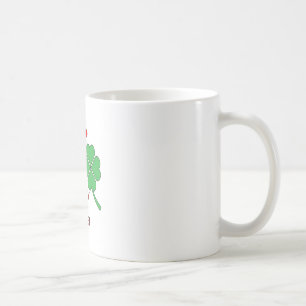 Caneca De Café Lucky In Love Heart Clover