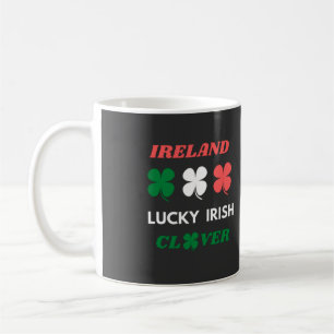Caneca De Café Lucky irish clover irlanda irlanda rua.patrick dia