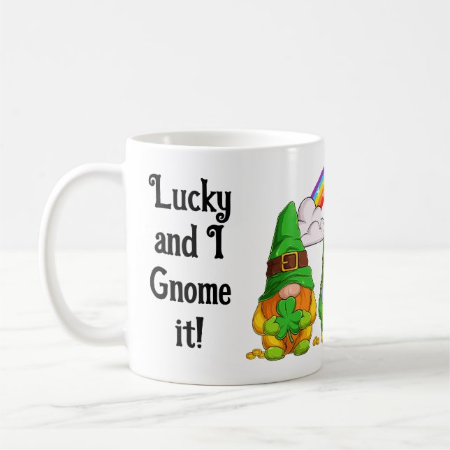 Caneca De Café Lucky Leprechaun Gnomos (Esquerda)