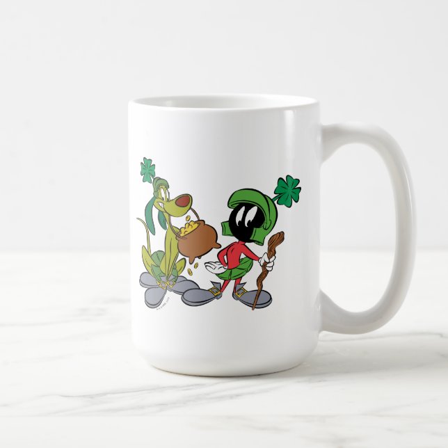 Caneca De Café Lucky MARVIN THE MARTIAN™ com K-9 (Direita)