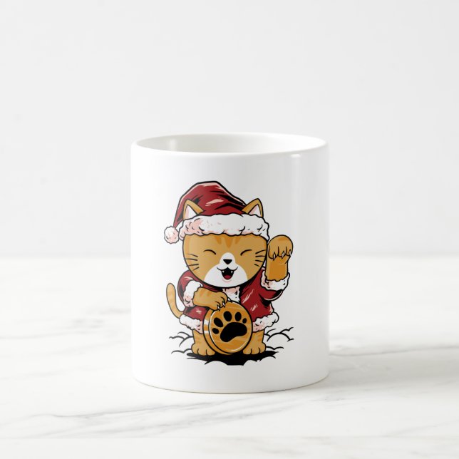 Caneca De Café Lucky Meow (Centro)