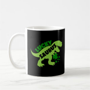 Caneca De Café Lucky Saurus - Rua. Dia de Patrick Dino Toddler T-