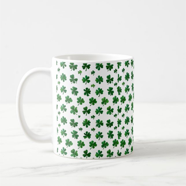 Caneca De Café Lucky Shamrock Mug | Rua, Taça do Dia de Patrick (Esquerda)