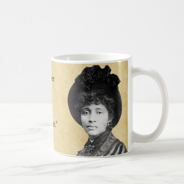 Caneca De Café Lucy Parsons Cita Trabalho Salário Coffee Mug (Direita)