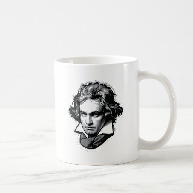 Caneca De Café Ludwig van Beethoven (Direita)