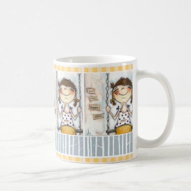 Caneca De Café Lugar Feliz - Mug (Direita)