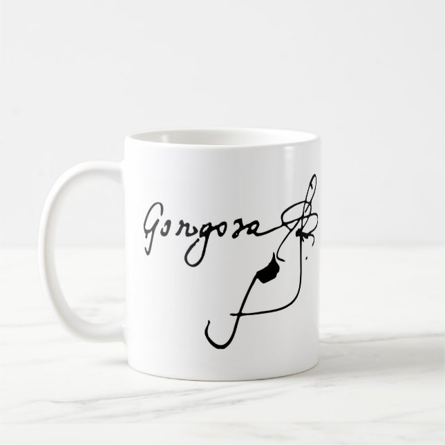 Caneca De Café Luis de Góngora (assinatura) (Esquerda)