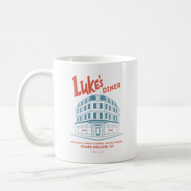 Caneca De Café Luke’s Diner Stars Hollow Design (Esquerda)