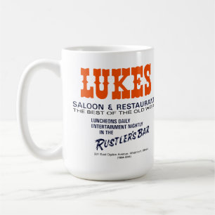 Caneca De Café Lukes Saloon e Restaurant, Westmont, IL