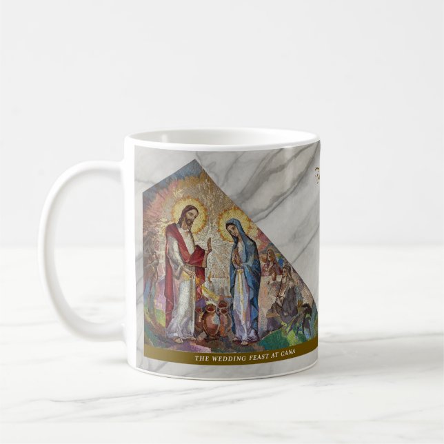 Caneca De Café Luminous Rosary Mysteries Item #2: Wedding at Cana (Esquerda)