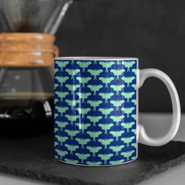 Caneca De Café Luna Moth (Criador carregado)
