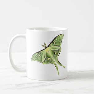 Caneca De Café Luna Moth Cerâmica Mug