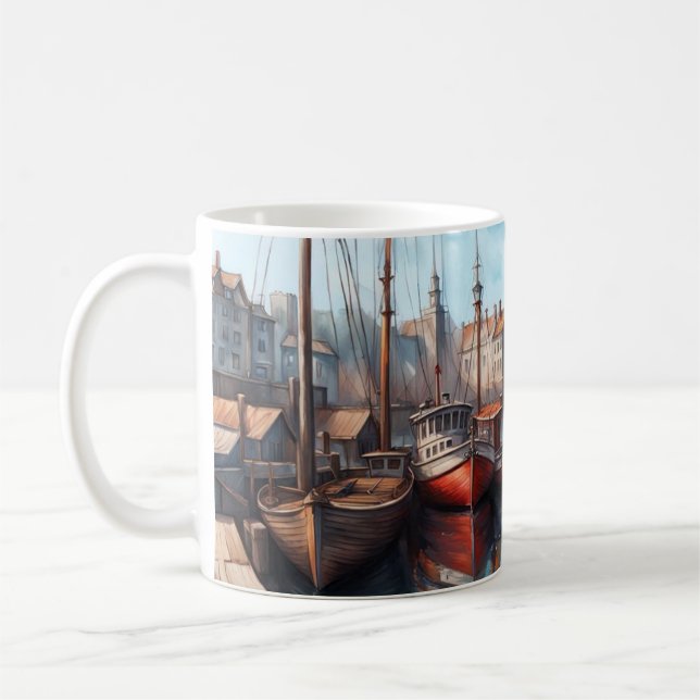 Caneca De Café Lunenburg Harbourview (Esquerda)