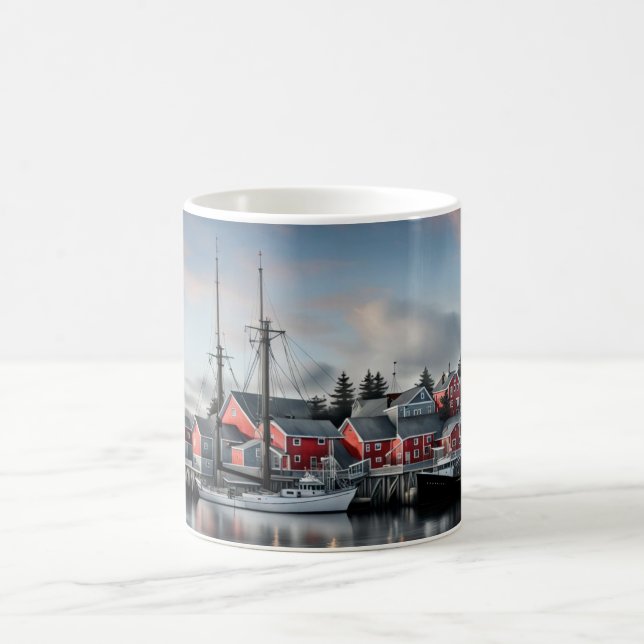 Caneca De Café Lunenburg Waterfront (Centro)