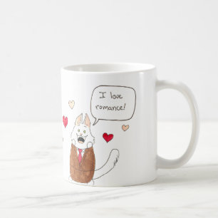 Caneca De Café Lupin ama romance!