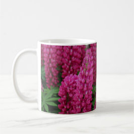 Caneca De Café Lupina rosa bonito