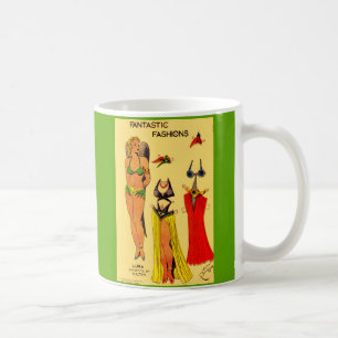 Caneca De Café Lura favorita do Vultan paper doll Flash Gordon