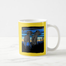 Caneca De Café Lurchers overseeing the world