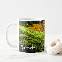 Caneca De Café Lush Autumn Moss - Ação de Graças Personalizada