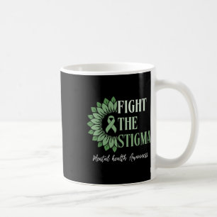 Caneca De Café Luta Contra A Consciência Mental Do Estigma _3