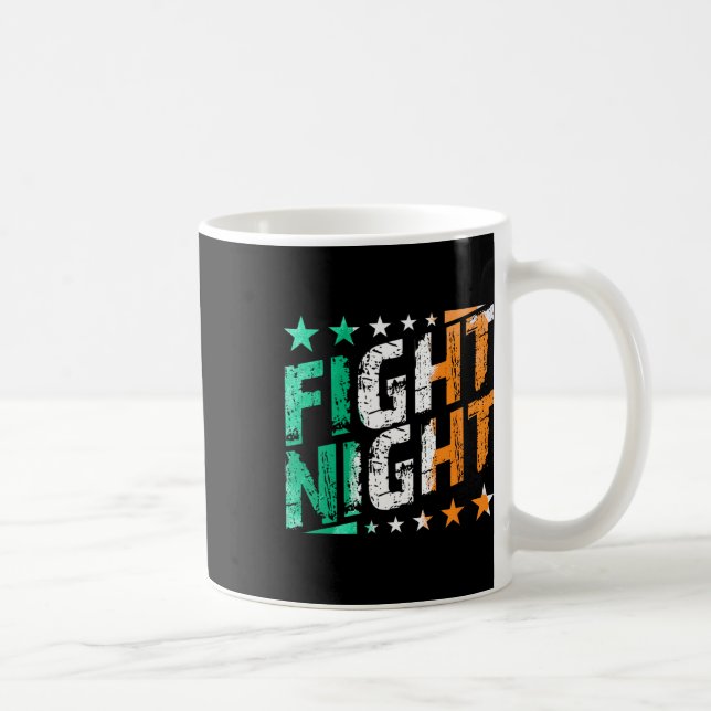 Caneca De Café Luta Contra A Mama De Boxing Noturno Ou O Ventilad (Direita)