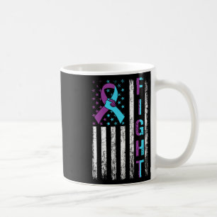 Caneca De Café Luta contra a prevenção suicida Sensibilização par