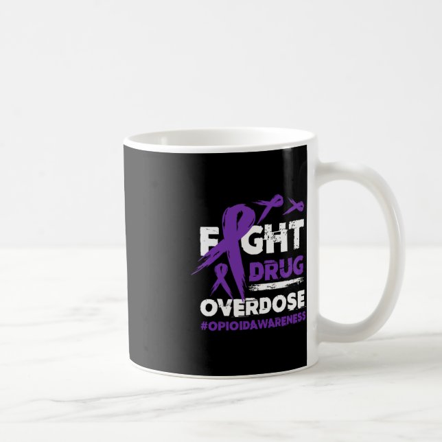 Caneca De Café Luta Contra A Sobredosagem Com Medicamentos Prurid (Direita)