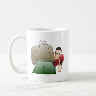 Caneca De Café Luta de Boxe