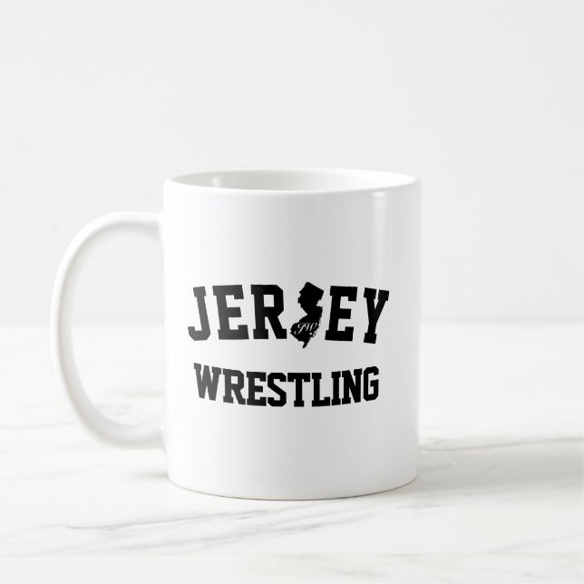 Caneca De Café Luta de Jersey Coffee Mug (Esquerda)