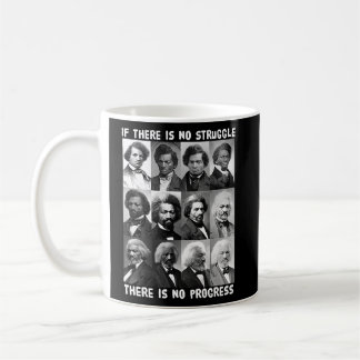 Caneca De Café Luta e progresso da vida de Frederick Douglass Bla