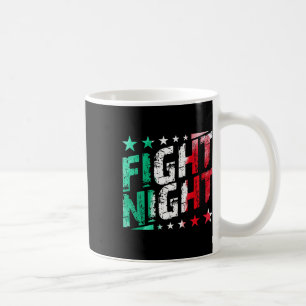 Caneca De Café Luta Noite Boxando Ventilador Da Mãe