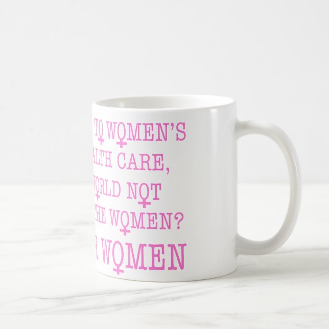 Caneca De Café Luta pelas mulheres (Direita)