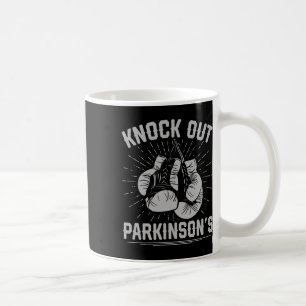 Caneca De Café Lutador de Boxe Kickboxing Derruba Parkinsons 