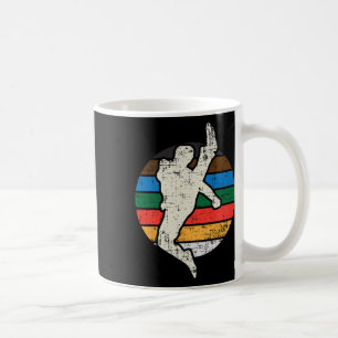 Caneca De Café lutador de karatê taekwondo retrô vintage arte mar