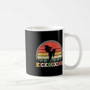 Caneca De Café Lutador de Kickboxing Antigo Kickboxing Mma Artes