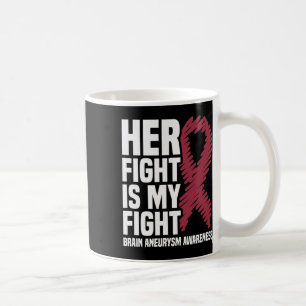 Caneca De Café Lutar É Minha Luta Contra O Aneurismo Cérebro Sens