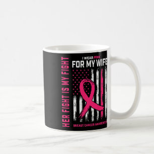 Caneca De Café Lutar É Minha Luta Eu Visto Cancer De Mama De Espo