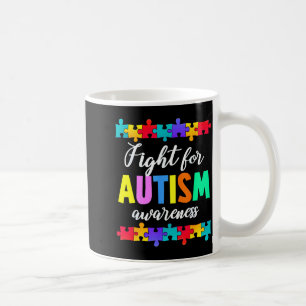 Caneca De Café Lutar pelo apoio à conscientização sobre autismo e