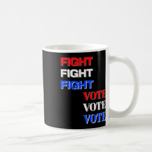 Caneca De Café Lutar Votar Em Trump Eleição Presidencial