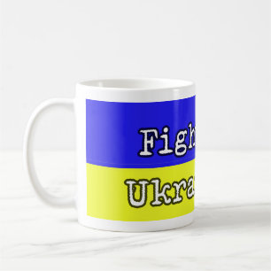 Caneca De Café Lute como ucranianos