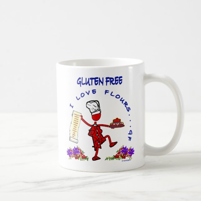 Caneca De Café Luten Free I Love Flours (Direita)