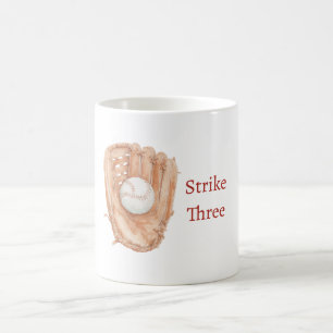 Caneca De Café Luvas de Beisebol Terceira Falta