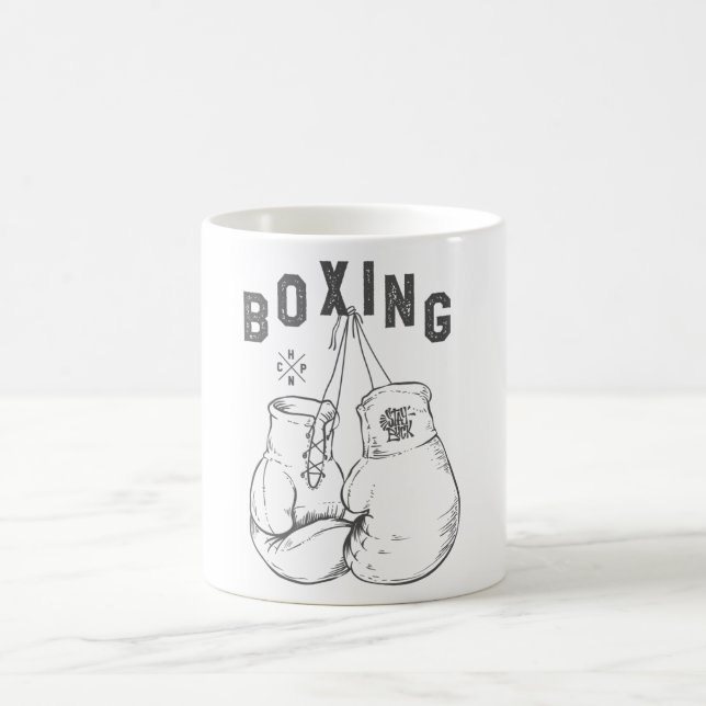 Caneca De Café Luvas de boxe (Centro)