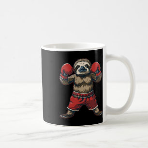 Caneca De Café Luvas de Boxe Amante de Preguiça Boxe Kickboxing E